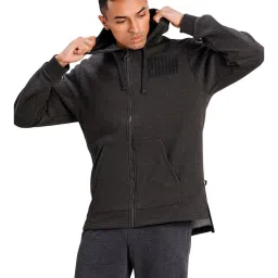 Puma Grey Hooded Sweatshirt image 1