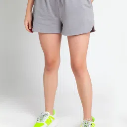 zink london zink Z Grey Cotton Shorts image 1