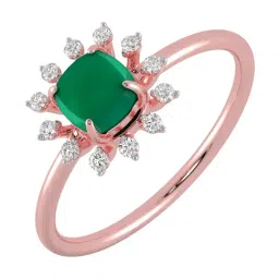 Malabar Gold and Diamonds 18K IGI Certified Real Diamond Rose Gold Ring for Women-image-93