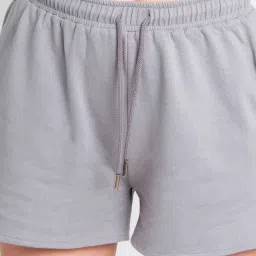 zink london zink Z Grey Cotton Shorts image 5