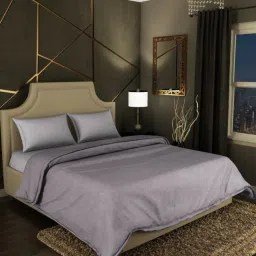 Spaces Light Violet Polyester Double Layer Fleece Blanket image 2