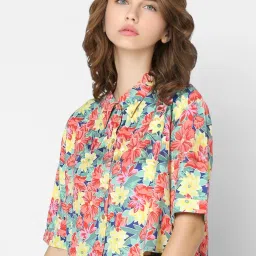 Only Multicolor Floral Print Shirt image 3