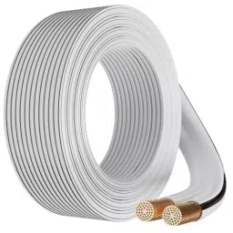 FEDUS 16 Gauge/AWG Oxygen-Free Copper 2 Conductors Audio Speaker Wire Black & White 30 m-picture-47