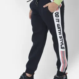 Crimsoune Club Kids Navy Solid Joggers image 4