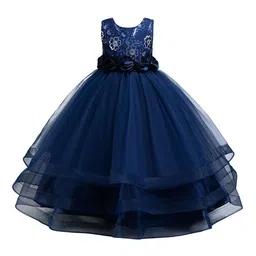 StyleCast x Revolte Ethnic Motifs Layered Georgette Fit & Flare Midi Dress-picture-11