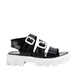 Shoetopia Kids Black Casual Sandals image 2