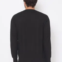 Duke Black Regular fit Embroidered Sweatshirt image 2