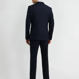 Arrow Blue Terylene Tailored Fit Checks Formal Suit image 2