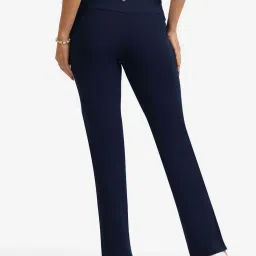 BlissClub Navy High Rise Pants image 2