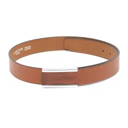 Carlton London Tan Leather Casual Belt for Men image 2