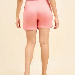 Sweet Dreams Soft Pink Plain Shorts image 2