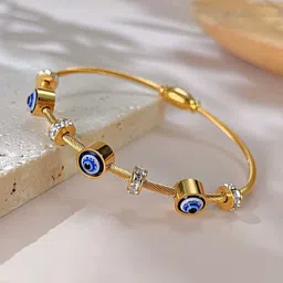 UNIVERSITY TRENDZ Women Gold-Plated Link Bracelet-image-87