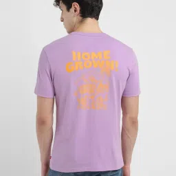 Levi's Purple Regular Fit Printed T-Shirt image 2