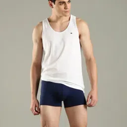 Tommy Hilfiger White Cotton Regular Fit Vest image 5