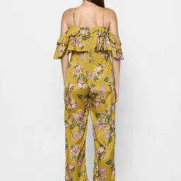 Only Golden Palm Floral Print Jumpsuits image 2