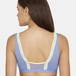 Rosaline by Zivame Blue Non-padded Bra image 2
