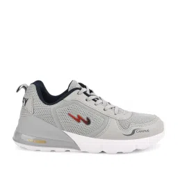 Campus Kids TIM-CH Grey & White Running Shoes image 1