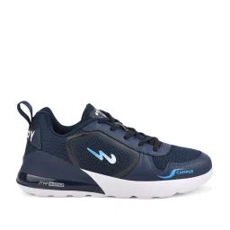 Campus Kids TIM-CH Navy & White Running Shoes image 1