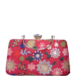 ARTKLIM Embroidered Box Clutch image 5
