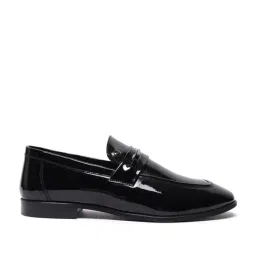 Louis Philippe Men's Black Formal Loafers-image-55