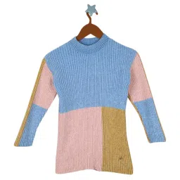 Monte Carlo Kids Sky Blue Printed Sweater image 1