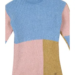 Monte Carlo Kids Sky Blue Printed Sweater image 3