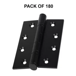 Cozi Gold Double Ball Bearing Hinges Premium 101.6 × 76.2 mm Size & 2.5 mm Thickness Black (Pack of 180) image 2