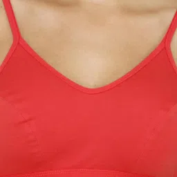 Rosaline by Zivame Red Non-padded Bra image 4