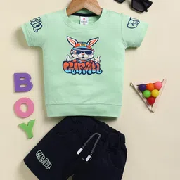 TODOS Boys Green Pure Cotton Clothing Set-picture-18