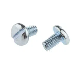 RS PRO Machine Screw M6x10 mm Steel Slot Pan Headed DIN 85, 560114-image-62