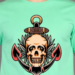 BRAWNY BATTLER Men Graphic Printed Round Neck Cotton T-shirt image 2