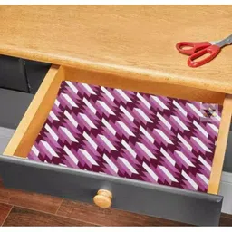 Mopak Decor Purple Set of 1 Regular Shelf Liner Organisers image 3