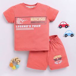 YK X Tinyo Boys Printed T-shirt with Shorts-picture-55