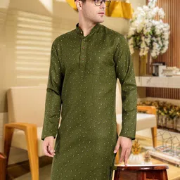 Moda Rapido Men Ethnic Motifs Handloom Kurta image 4