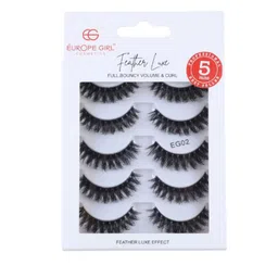 EUROPE GIRL Feather Luxe Eyelashes - 5 Pairs - EG02 image 2