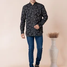 DEVOILER Men Printed Kurta image 3