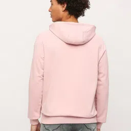 Pepe Jeans Spritzer Pink Cotton Regular Fit Printed Hooded Sweatshirt image 2