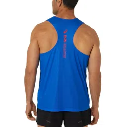 Asics Blue Regular Fit Printed Gym Vest image 2