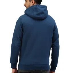 Royal Enfield Navy Regular Fit Hooded Sweatshirt image 2