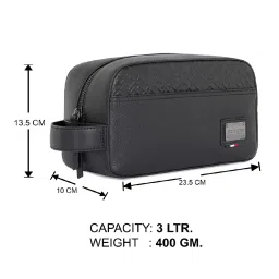 TOMMY HILFIGER Bouverie Black Solid Pouch image 2