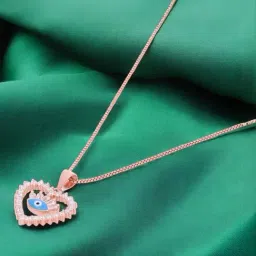 crash.club By CKC 925 Silver Evil Eye Heart Pendant-picture-38