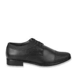 Walkway Men's Black Derby Shoes image 2