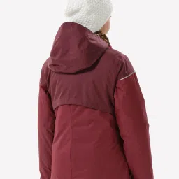 Quechua by Decathlon Kids Deep Chocolate Hiking Jacket image 2