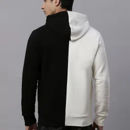 Free Authority White & Black Regular Fit Batman Colour Block Hooded Sweatshirt image 2