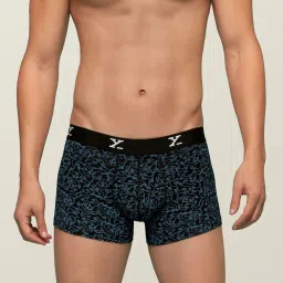 XYXX Black Printed Trunks image 1
