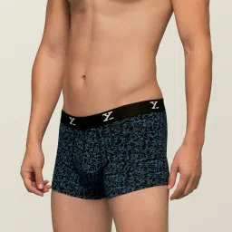XYXX Black Printed Trunks image 3