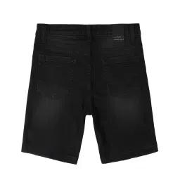 Allen Solly Junior Black Solid Shorts image 2