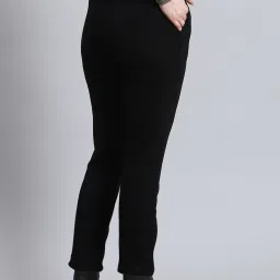 Monte Carlo Black Regular Fit Mid Rise Trousers image 2