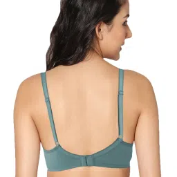 IN CARE Olive & Beige Non-Wired Full Coverage T-Shirt Bra - Pack of 2 image 2
