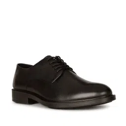 Hush Puppies by Bata Men's IVAN BANKER Black Derby Shoes image 2